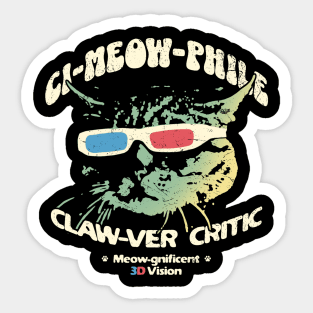 Ci-Meow-Phile Sticker